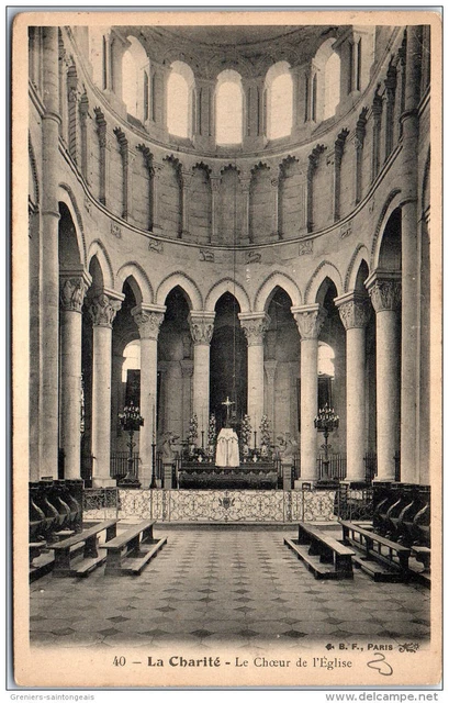 58 LA CHARITE SUR LOIRE - le chur de l'eglise