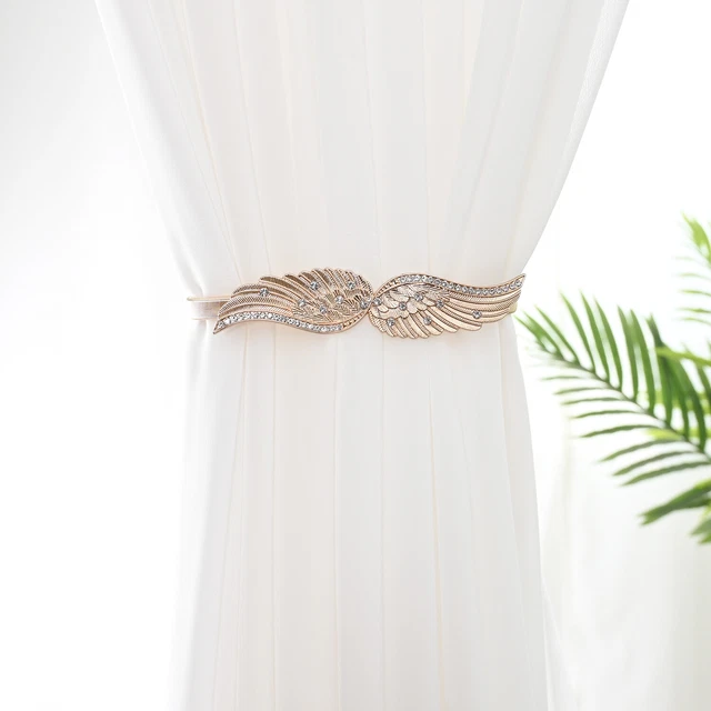 Luxury Pair Of Metal Wings Curtain Tie Backs -Tiebacks Holdbacks Curtains&Voile