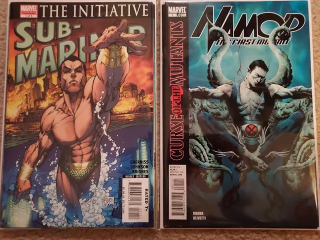 Sub-mariner #1-6 & Namor: First Mutant #1-11 + Annual: 2 Complete Series: VF/NM