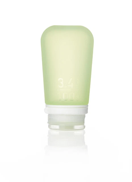 Humangear GoToob+ Refillable Silicone Large Travel Size Bottles with Locking Cap