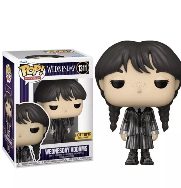 IN HAND Funko Pop! Netflix Wednesday Addams Metallic #1311 Hot Topic Exclusive