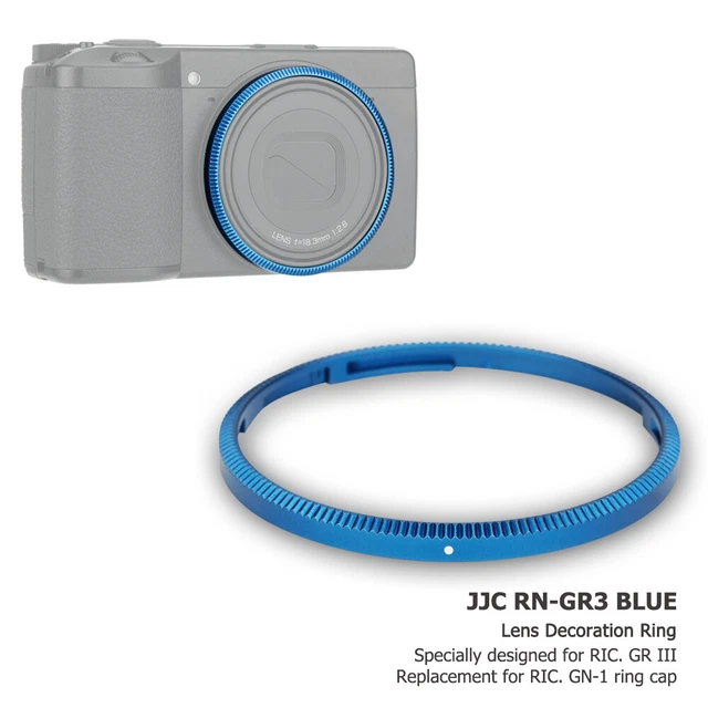 JJC Lens Decoration Protect Ring Cap for Ricoh GR III GRIII GR3 as Ricoh GN-1