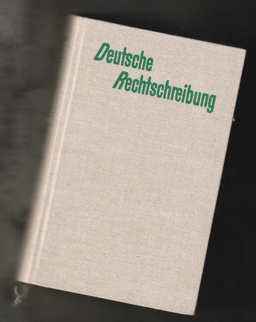 DEUTSCHE RECHTSCHREIBUNG * Dr. Lutz Mackensen * 1962 EUR 3,95 PicClick DE