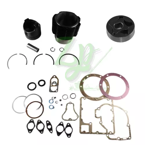 KIT CILINDRO PISTONE SEGMENTI GUARNIZIONI POMPA OLIO RF90 RF91 DIAMETRO 90mm