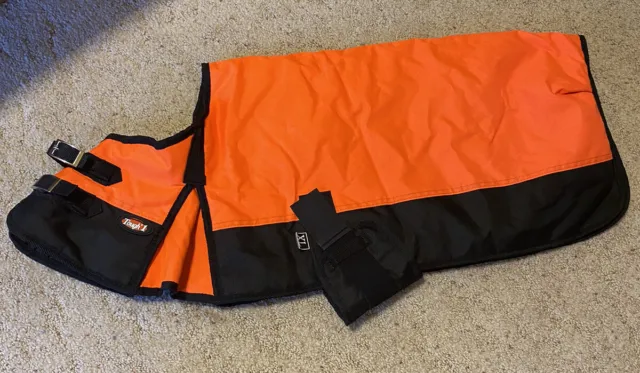 Tough One Insulated Blaze Orange Dog Vest Size XL Outdoors Hunting Sporting