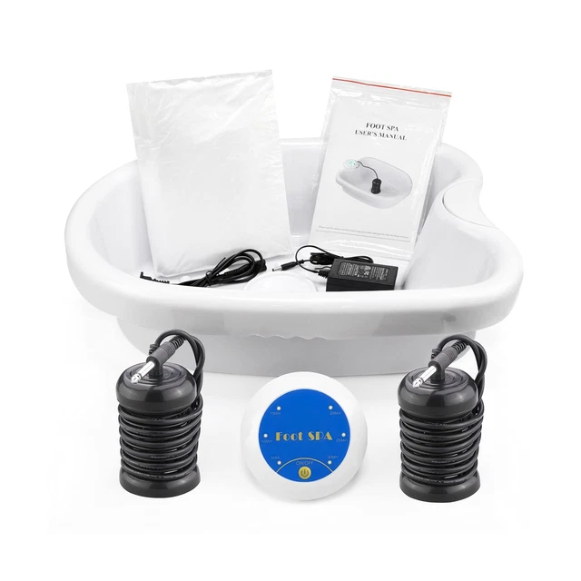 Máquina de baño de pies Ionic Detox, limpieza personal de pies iónicos baño de pies iónico SP...
