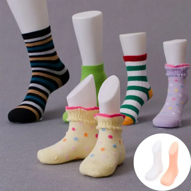 Baby Foot Model Feet Mannequin Polyethylene Skin Color Supplies 1piece