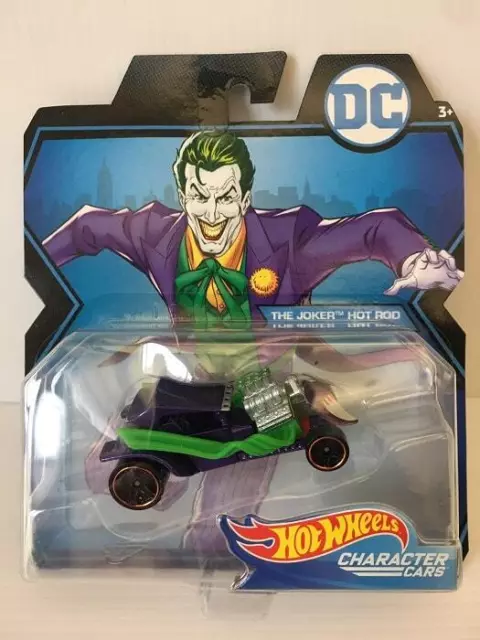 Hot Wheels - DC Comics THE JOKER HOT ROAD Auto Modellino Character Cars Metallo