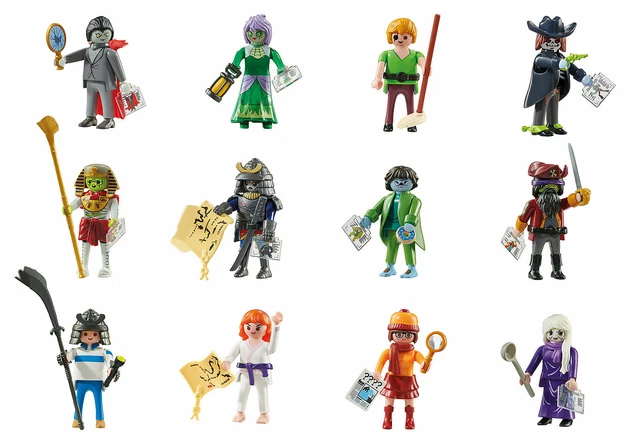 Playmobil 70717 Scooby-Doo - Série Mystère Monstre - Complete 12 Figurines NEUF