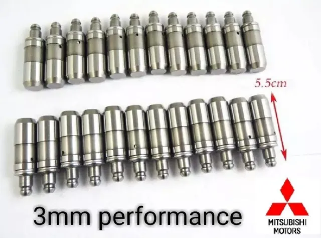 3000GT GTO 3mm uprated hydraulic lifters BIG BORE tappet MD377054 6G72 4G63 6G74
