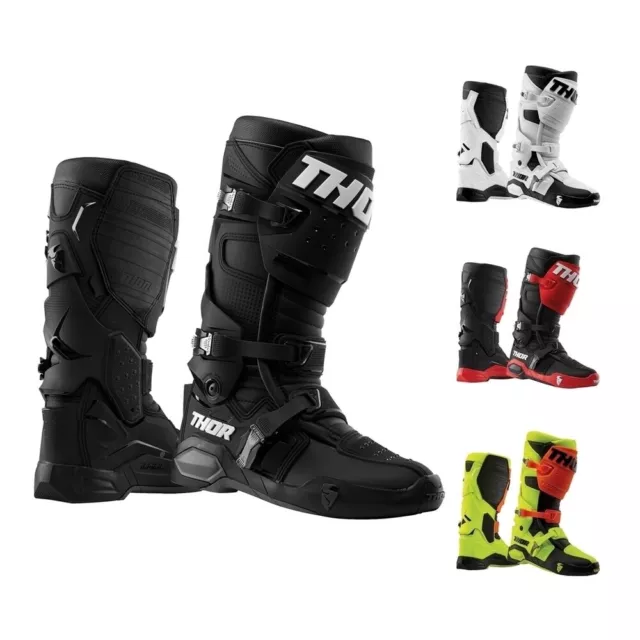 Bottes de Motocross Thor Radial Offroad MX Enduro Cross Bottes Moto Enduro