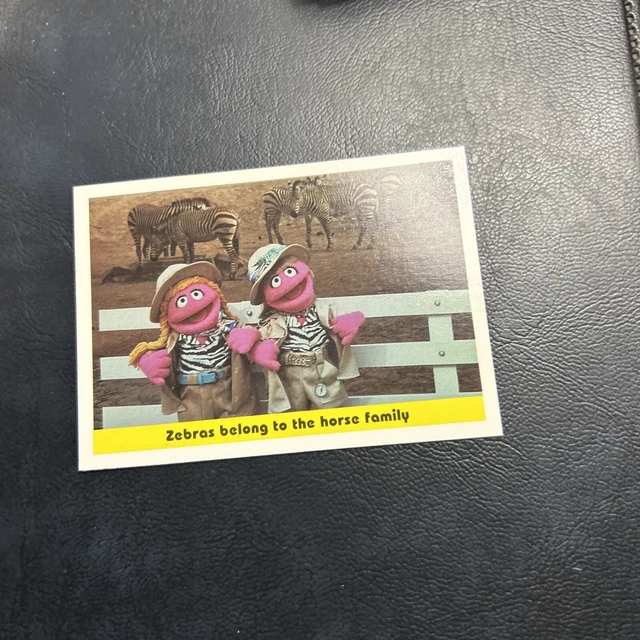 B22S SESAME STREET 1992 Ctw #97 Zoo Zebra Betty Lou Prairie Dawn £5.17 - PicClick UK