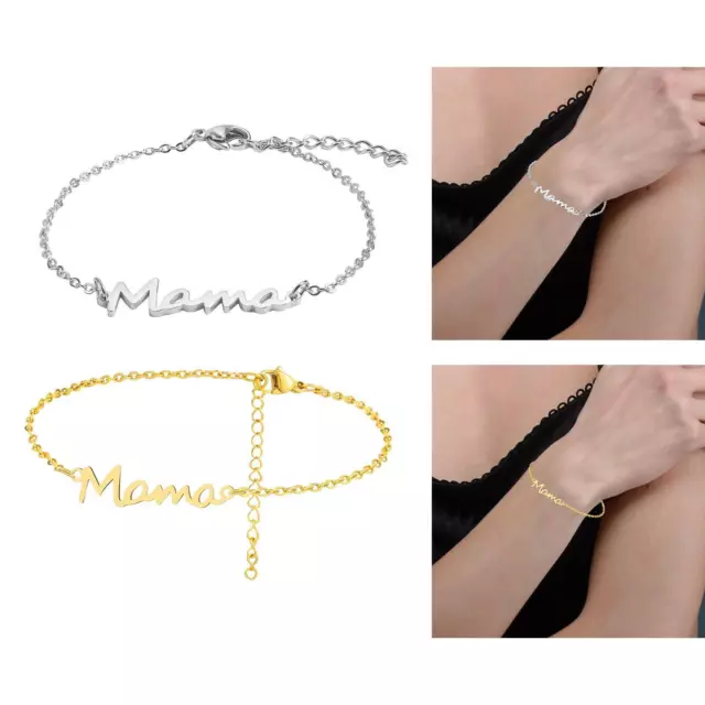 Mother's Day Bracelet Mom Letter Bracelet Classic Adjustable Charm Women