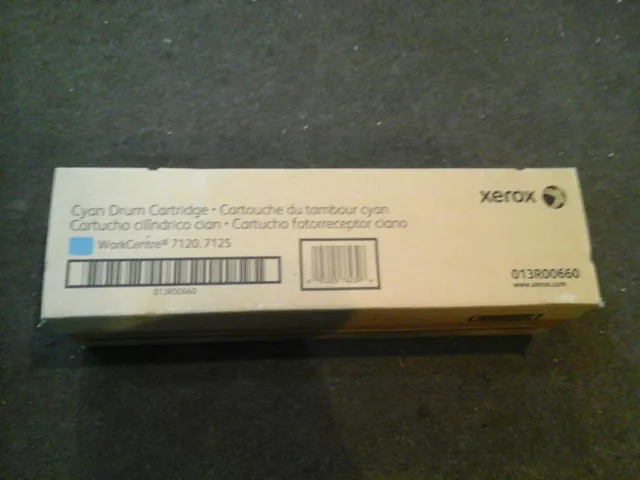 Genuine Xerox 013R00660 Cyan Drum Cartridge Workcentre 7120/7125/7220 A-