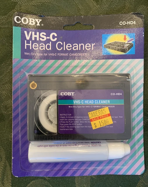 VHS C VIDEO Tape Head Cleaner Kit Camcorder Cassette Maintenance Set 7