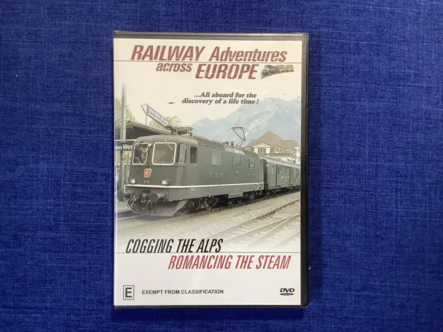 Railway Adventures Across Europe: Cogging The Alps (DVD) Brand New Region 0