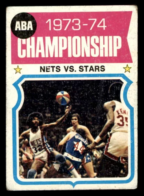 1974 Topps Basketball #249 ABA Championship GD *d2