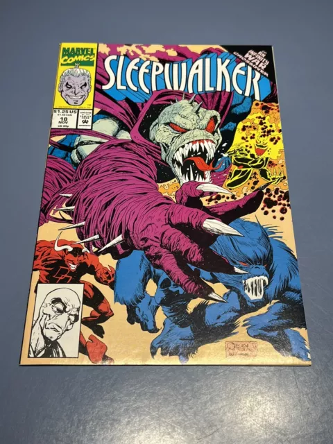 Sleepwalker #18 Marvel Comic Book 1992 *HIGH GRADE* An Infinity War Crossover