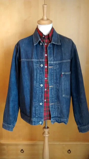 VINTAGE LEVIS 70501 LARGE TYPE I 1 506 XX DENIM TRUCKER JACKET PRE