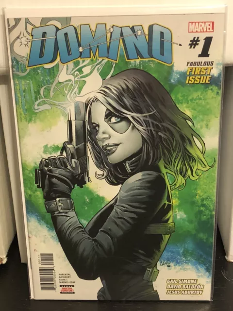 Domino #1 Gail Simone Greg Land 1st Print Marvel Comics 2018 Deadpool Wade