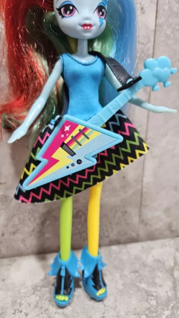 My Little Pony Equestria Girls Doll Rainbow Dash Rainbow Rocks With Rockin... 3