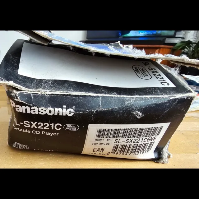 Panasonic Portable Cd Player Discman Sl-Sx220 (Working) - Free Postage