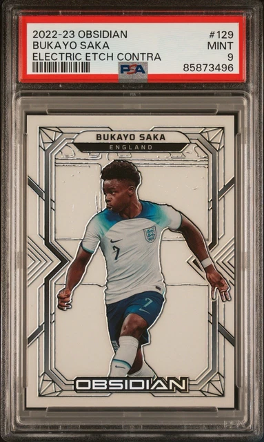 2021-22 PANINI OBSIDIAN BUKAYO SAKA 03/10 Electric Etch