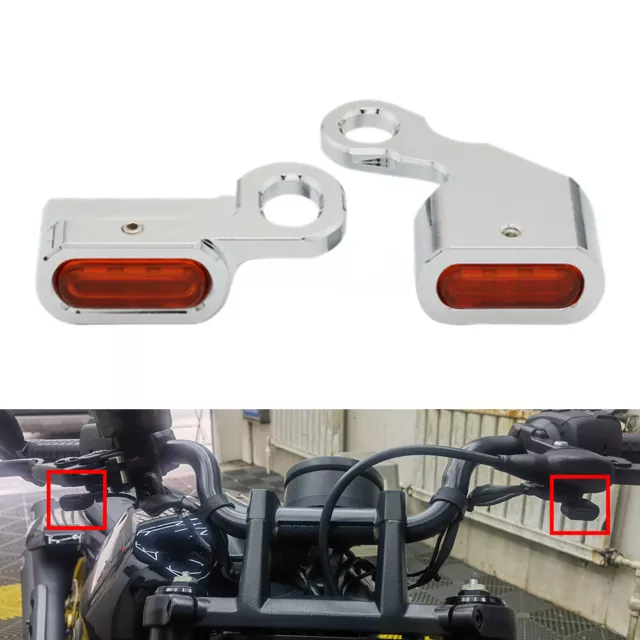 Front Turn Signals Blinker Running Light Lamp Fit For Harley Sportster S 1250 UK