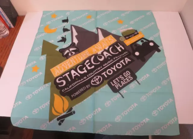 2016 Stagecoach Country Music Festival Bandana Obtained Only ON SITE at Event