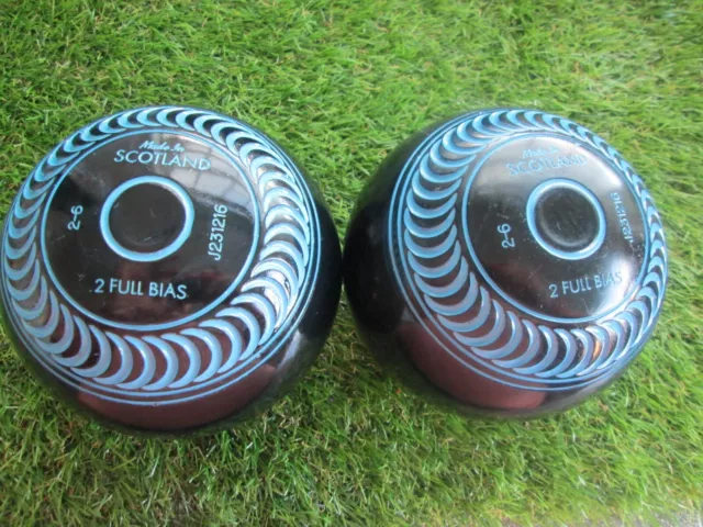Excellent TAYLOR GRIPPA Crown Green Bowls 2-6 2 Full Bias Excellent TAYLOR GRIPPA Crown Green Bowls 2-6 2 Full Bias