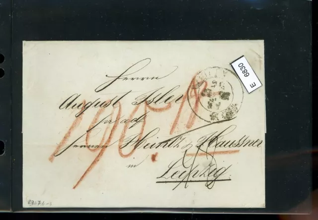 BM2572, Schweiz Vorphilatelie, Brief nach Wohlen (Aargau), aus Basel, 18??