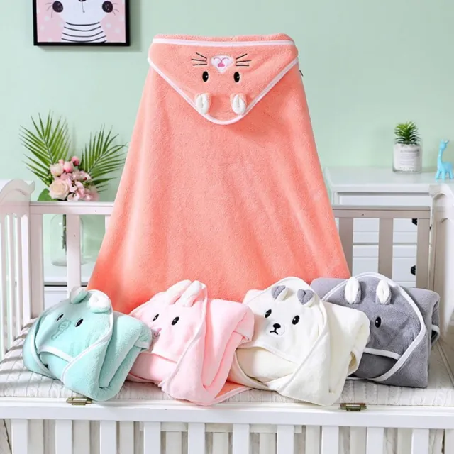 Stuff With Hood Baby Bathrobe Baby Towel Baby Bath Towel Infant Towels Blanket