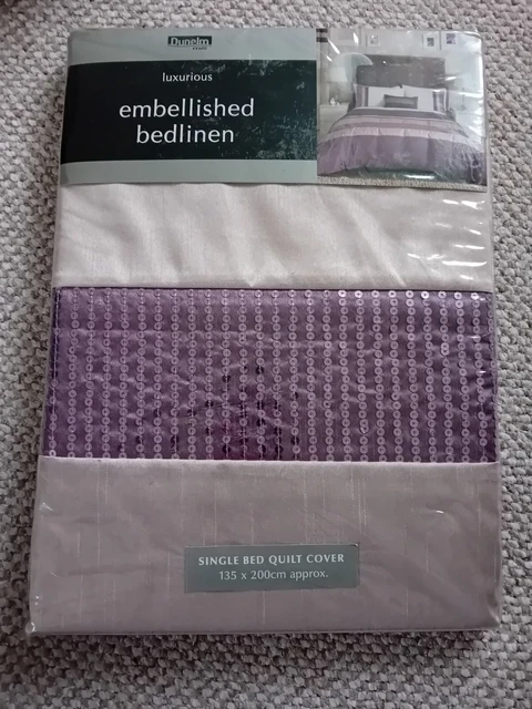 DUNELM CREAM 100 Cotton Cellular Blanket Single 5.50 PicClick UK