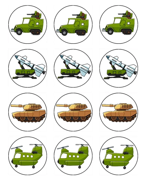 Department Of The Army Edible Cupcake Toppers Edible vrogue.co
