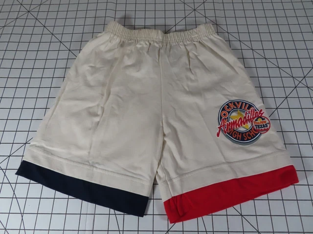 Vintage 90's Fiesta Texas Beige Large 14/16 Shorts VTG Rockville High Armadillos