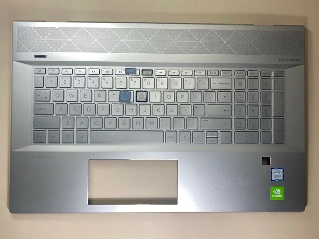 Keyboard Replacement Keys for HP Envy 13-BA Laptops UK Backlit Silver Keyboard Replacement Keys for HP Envy 13-BA Laptops UK Backlit Silver