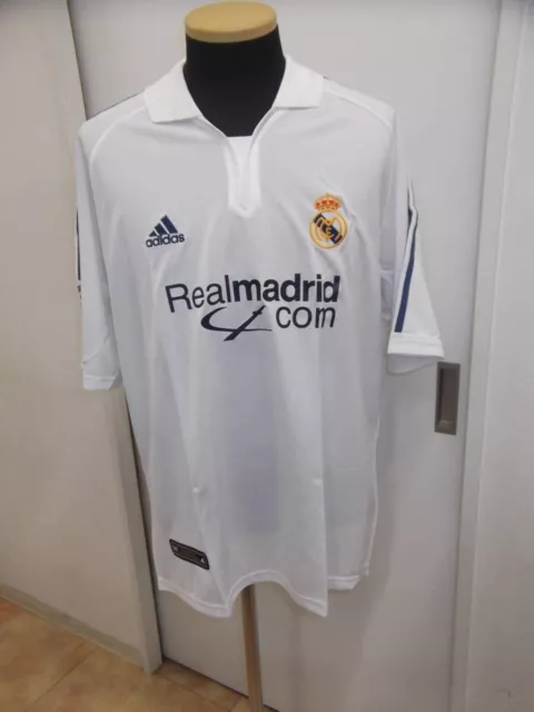 REAL MADRID L 2001/2002 HOME Jersey Camiseta Shirt Ronaldo Zidane Beckham