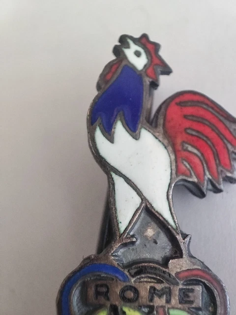 Jeux Olympiques - Pin's anneaux jeux olympiques - coq français