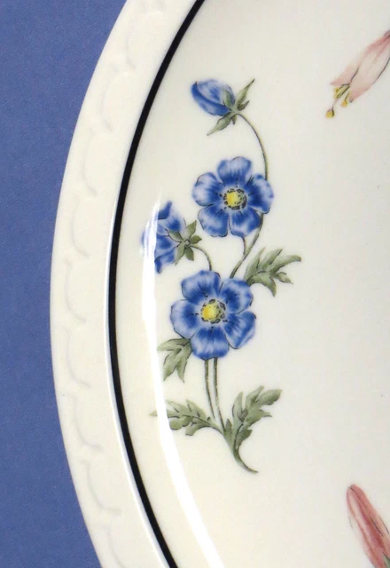 Rare Southern Pacific RR Prairie Mountain Wildflowers 9 1/2" Dinner Plate EXC! 2