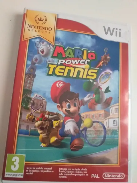 Wii   MARIO POWER TENNIS    pal ESPAÑA  completo