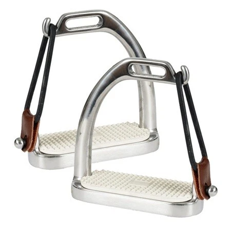 JACKS IMPORTS 823-4 Peacock Stirrups with Pad 4"