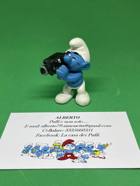 Puffi Smurfs Puffo Smurv Con Telecamera Video Camera 20414