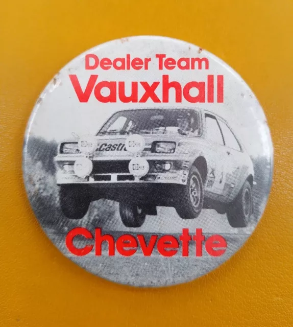 Vauxhall Chevette DTV Dealer Team vauxhall Vintage Badge