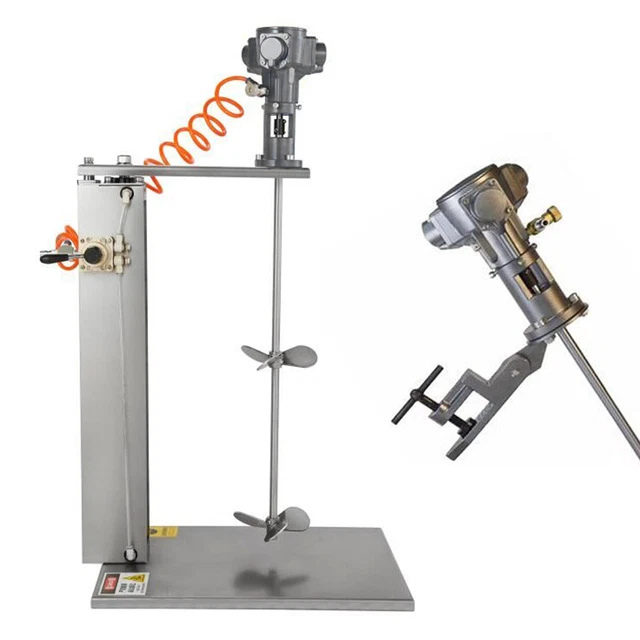 50 Gallon Automatic Pneumatic Mixer With Stand Paint Coating Mix Tool US STOCK