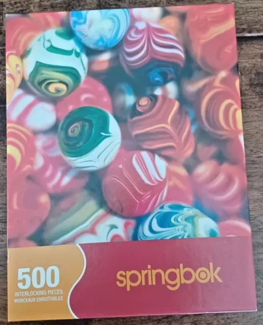 SPRINGBOK Marble Mania JIGSAW Puzzle 500 Pieces