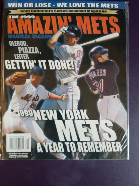 1999 Amazin' Mets Magazine Magical Season. Gold Collector's Series Brand New