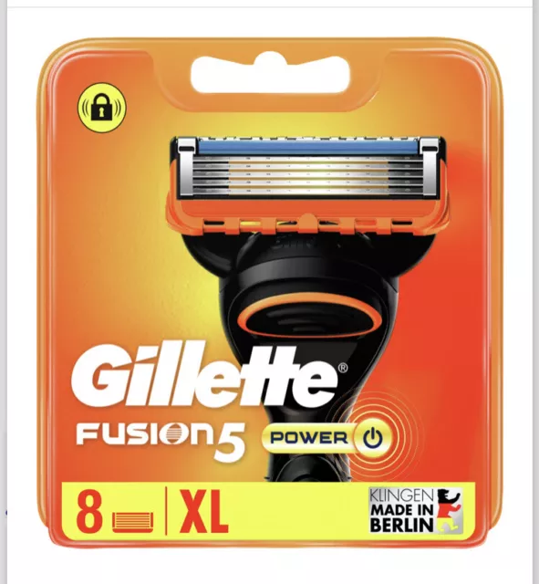 Gillette Fusion5 Power  8er Pack OVP 100% Orginal Klingen