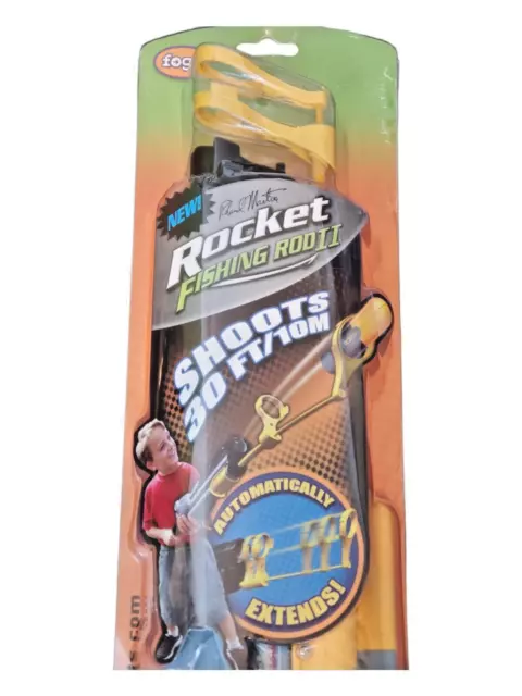 NEW Goliath Kids Rocket Fishing Pole Rod + Reel & Safety Bobber