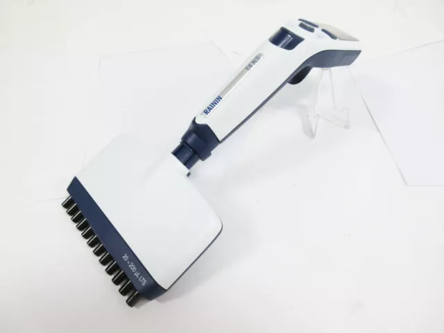 Rainin E12-200Xls+ 17013800 12 Channel Electric Pipette 20 - 200 Lts E4 Xls+
