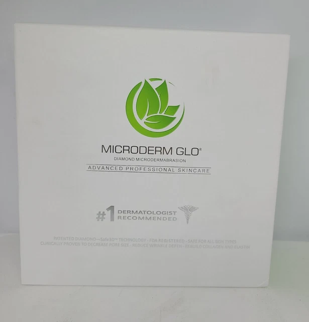 Microderm GLO Diamond Microdermabrasion Kit Nuvederm Clinical Antiaging SEALED